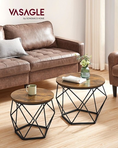 Vasagle nesting coffee tables - coffee,