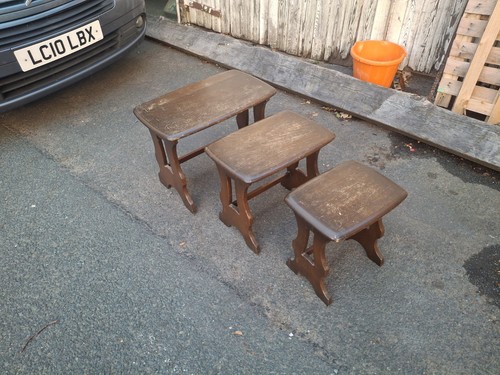 Ercol nest tables vintage - nest, 3