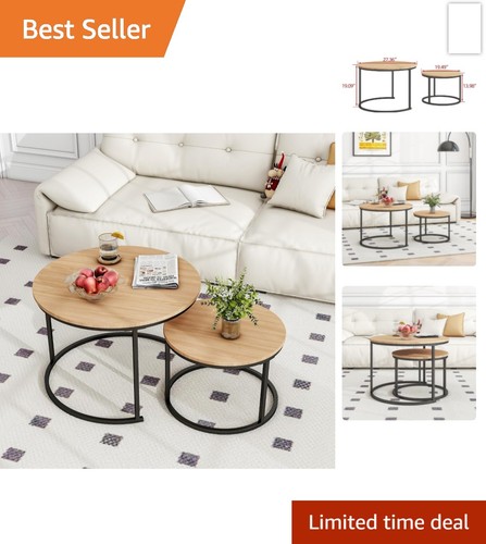 Set nesting coffee tables - of, 2