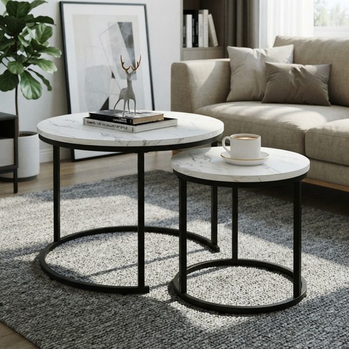 Elegant set round coffee - of,